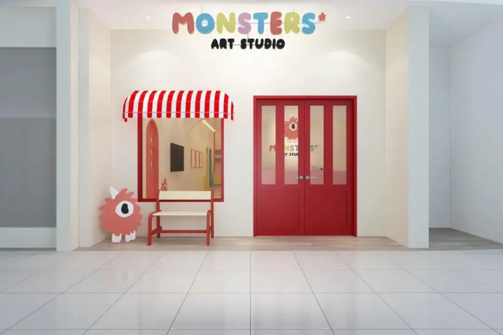 monsters art studio entrance
